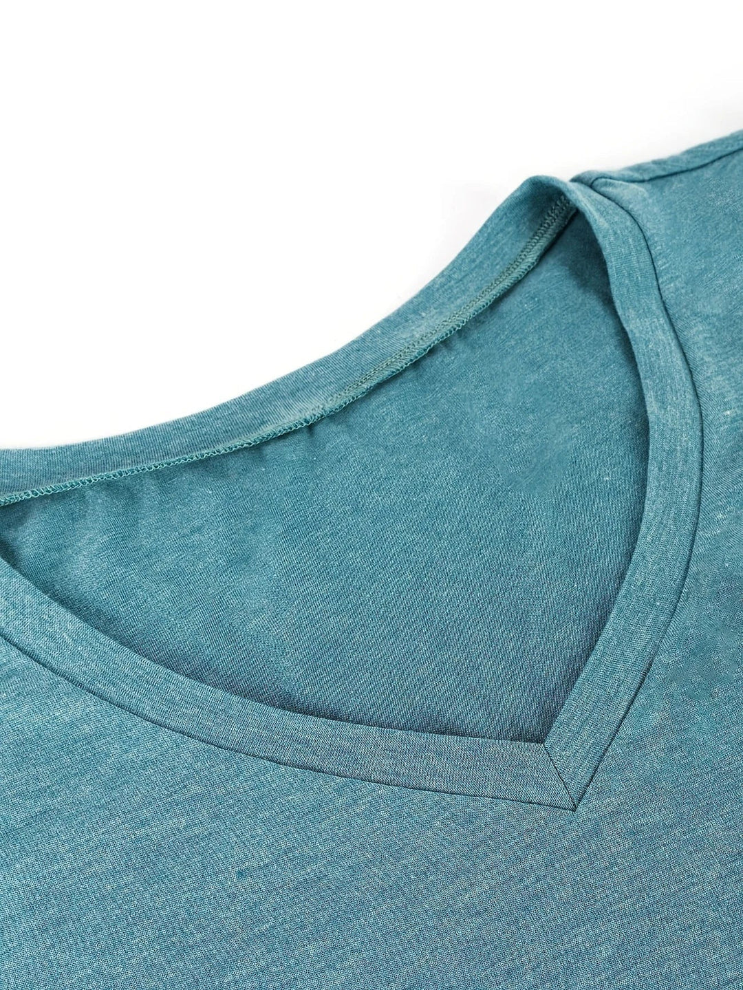 Breathable Cotton T-Shirt with Petal Sleeve