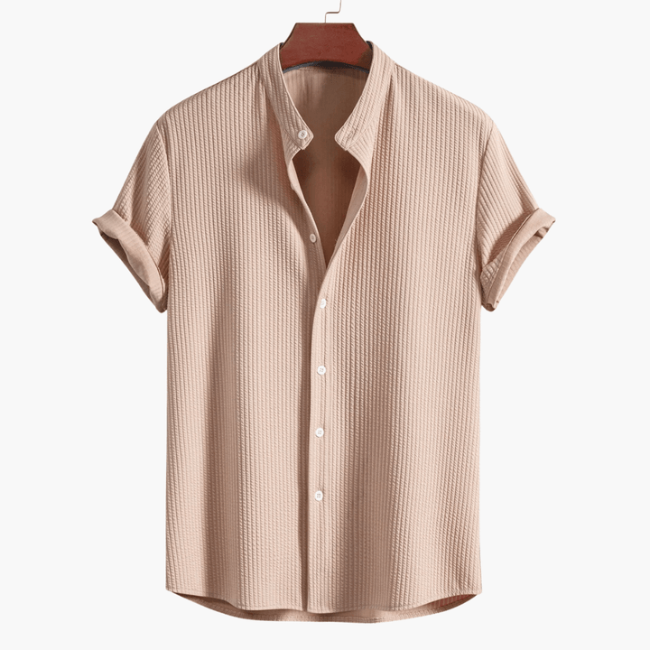 Cyrus Mens Shirt with Stand Collar