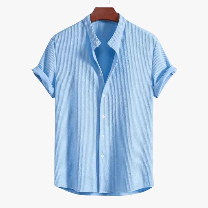 Cyrus Mens Shirt with Stand Collar