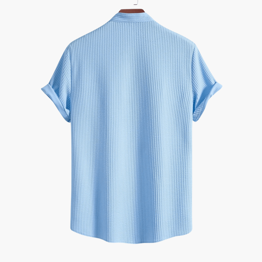 Cyrus Mens Shirt with Stand Collar