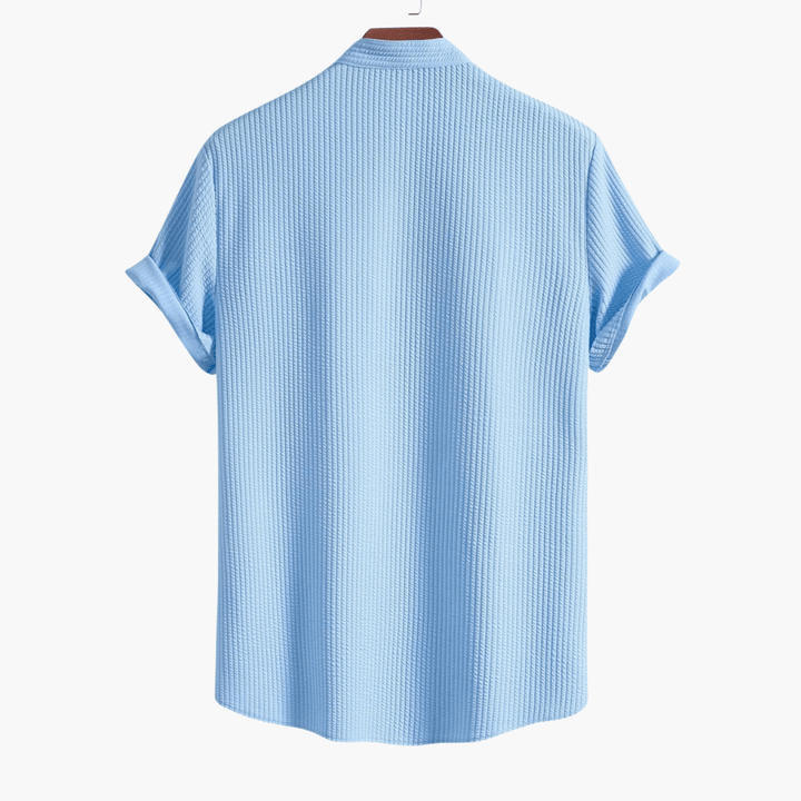 Cyrus Mens Shirt with Stand Collar