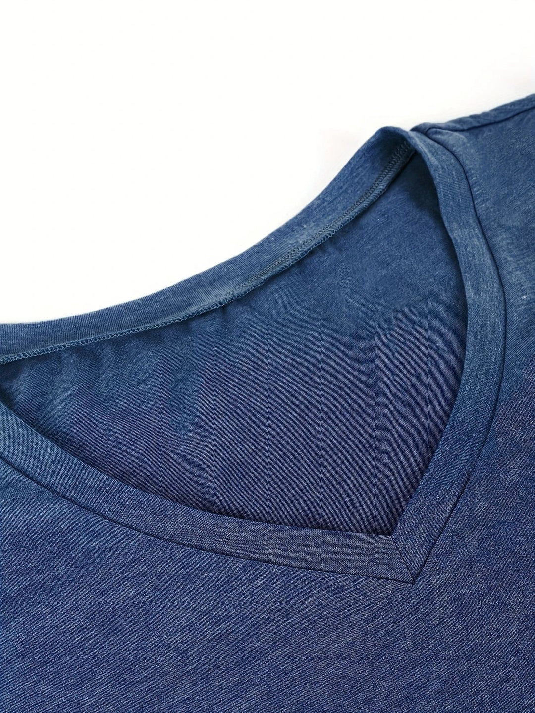 Breathable Cotton T-Shirt with Petal Sleeve