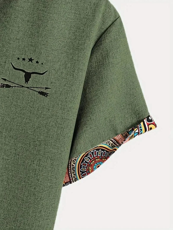 Lenoir Elegant Short-Sleeve Shirt