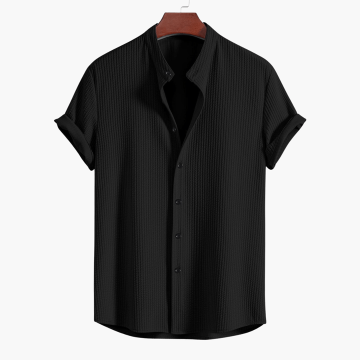 Cyrus Mens Shirt with Stand Collar