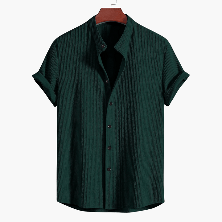Cyrus Mens Shirt with Stand Collar