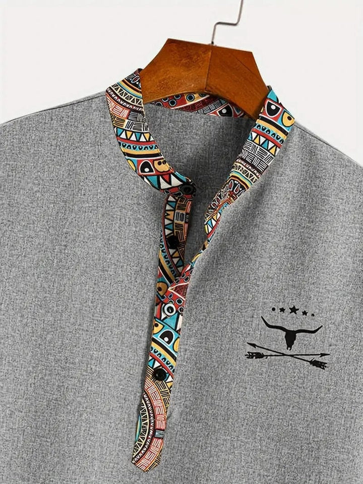 Lenoir Elegant Short-Sleeve Shirt