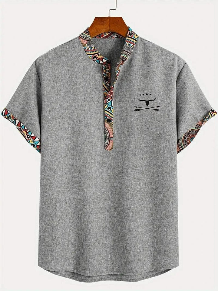 Lenoir Elegant Short-Sleeve Shirt
