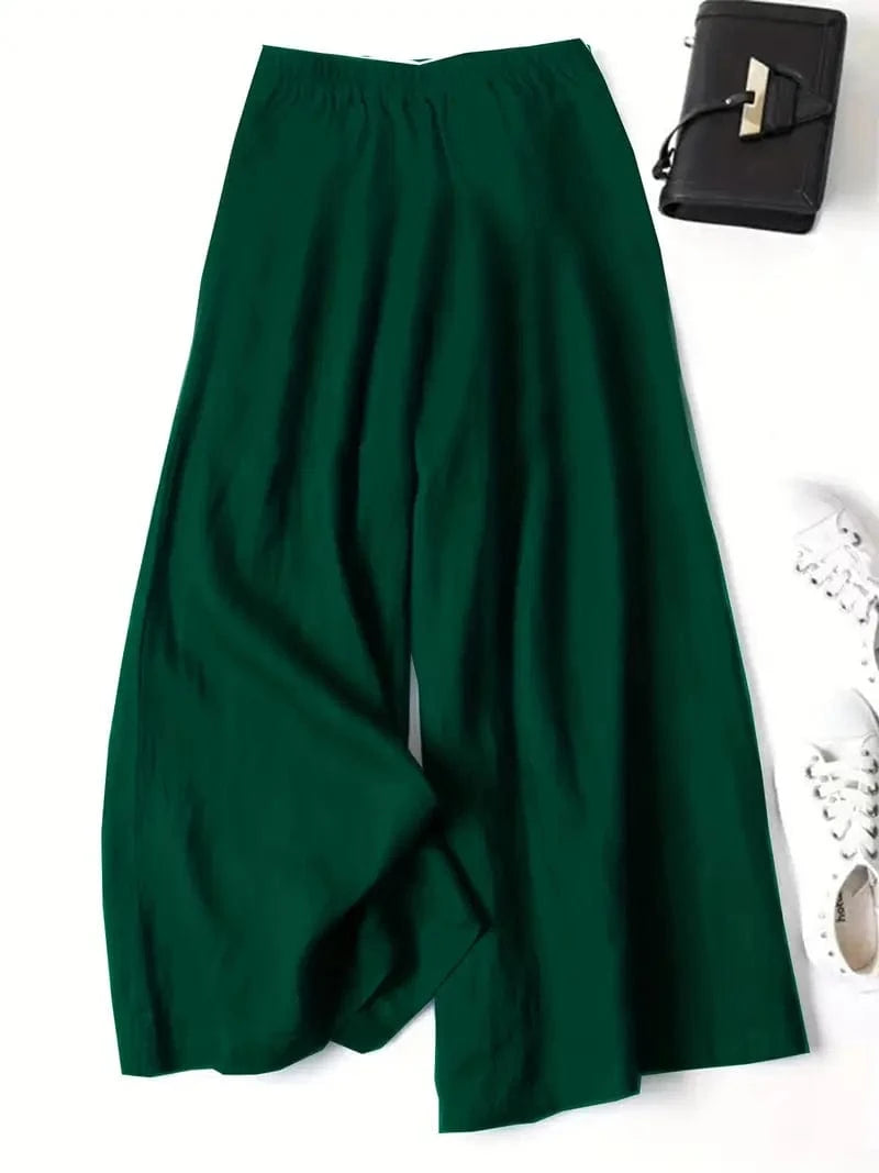 Anina Wide Leg Linen Pants