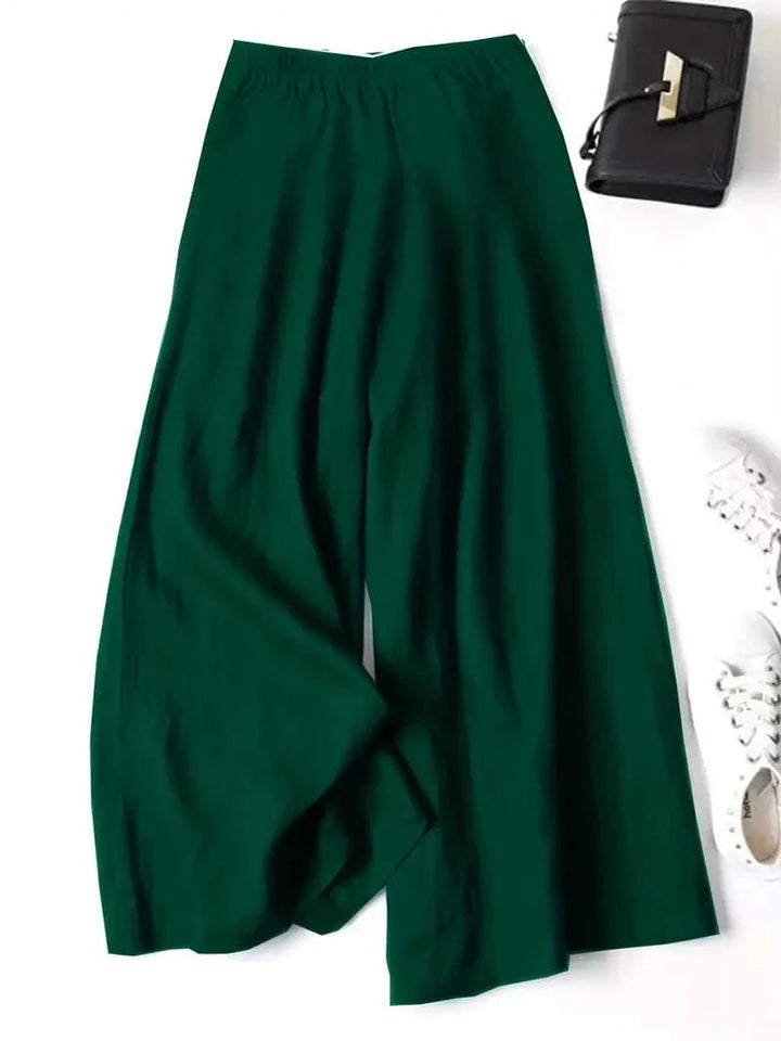Anina Wide Leg Linen Pants