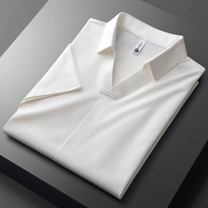 Cornelio Cotton and Silk Polo