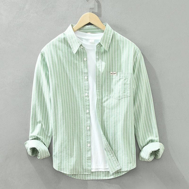 MAREA Striped Shirt in Premium Linen