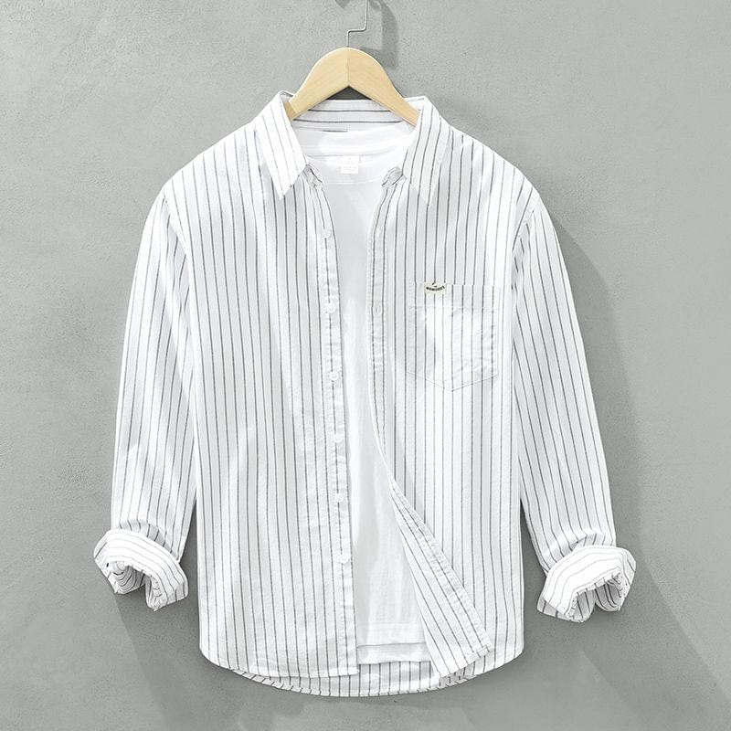 MAREA Striped Shirt in Premium Linen