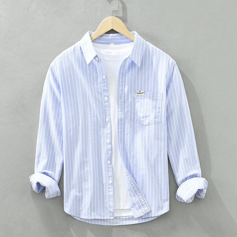 MAREA Striped Shirt in Premium Linen