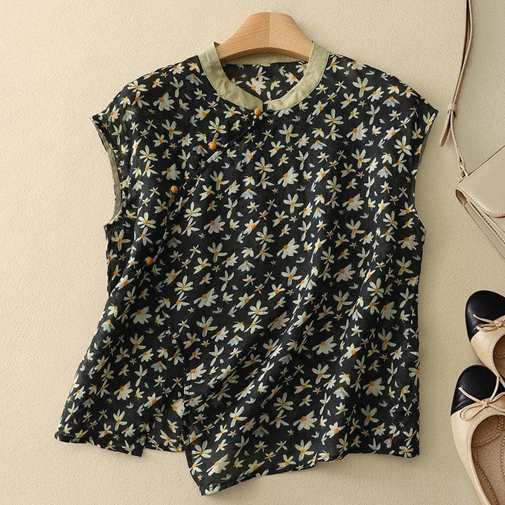 Amanda Linen Top Italian Design