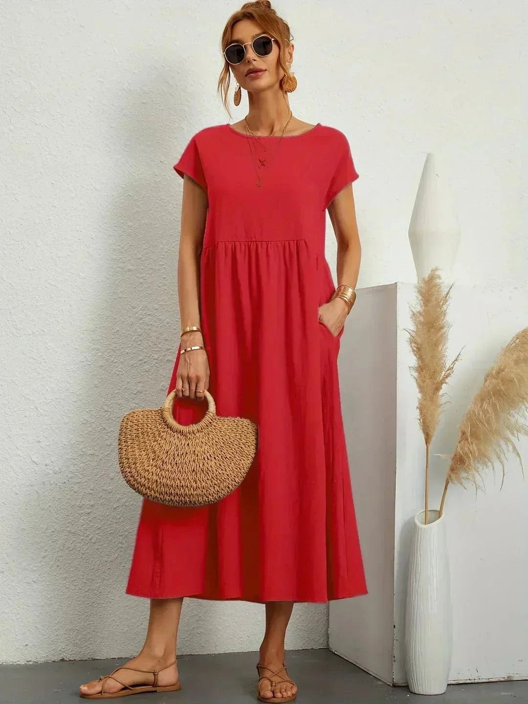 Therese Summer Dress with Pockets