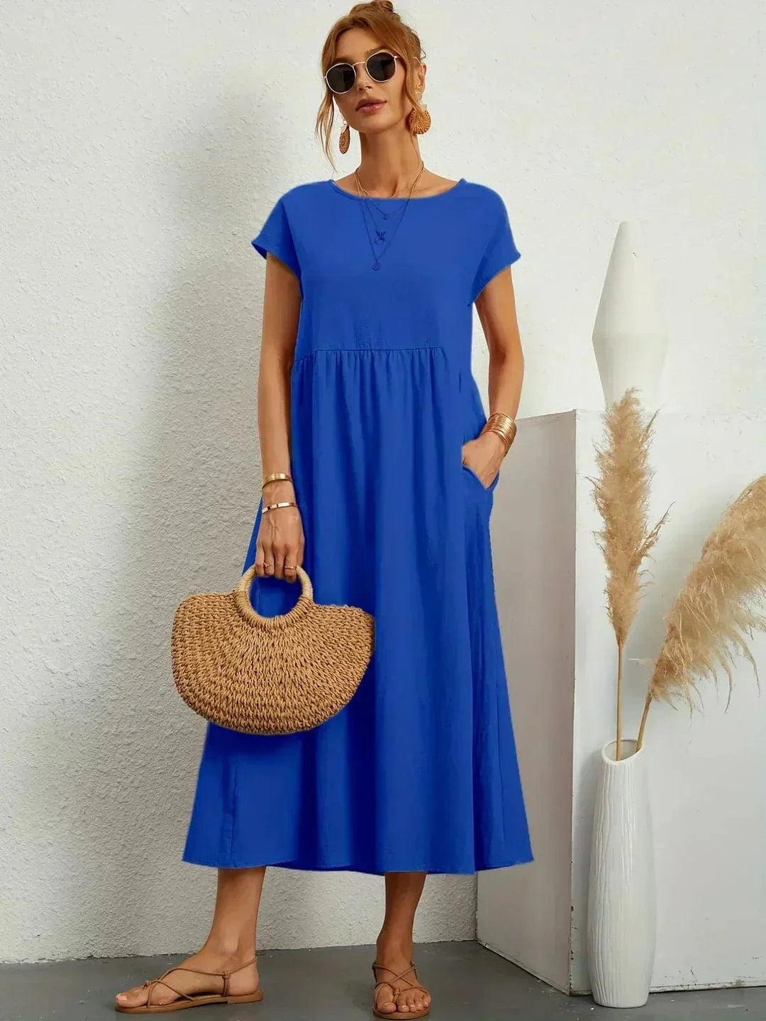 Therese Summer Dress with Pockets