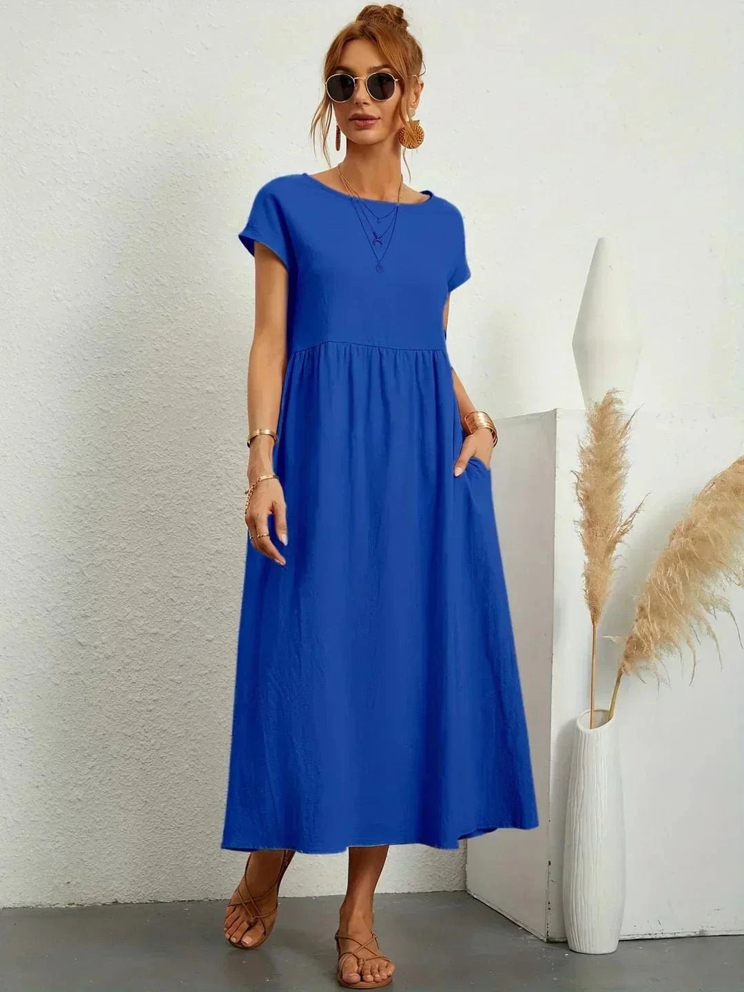 Therese Summer Dress with Pockets