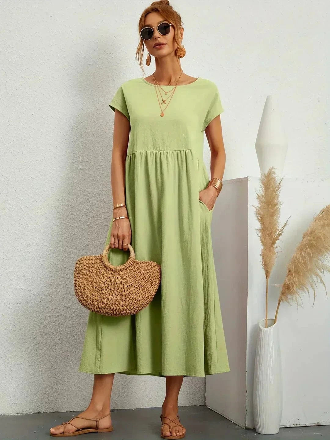 Therese Summer Dress with Pockets