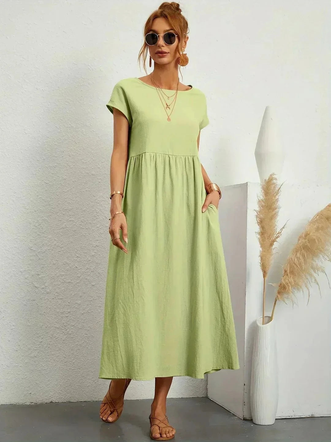 Therese Summer Dress with Pockets