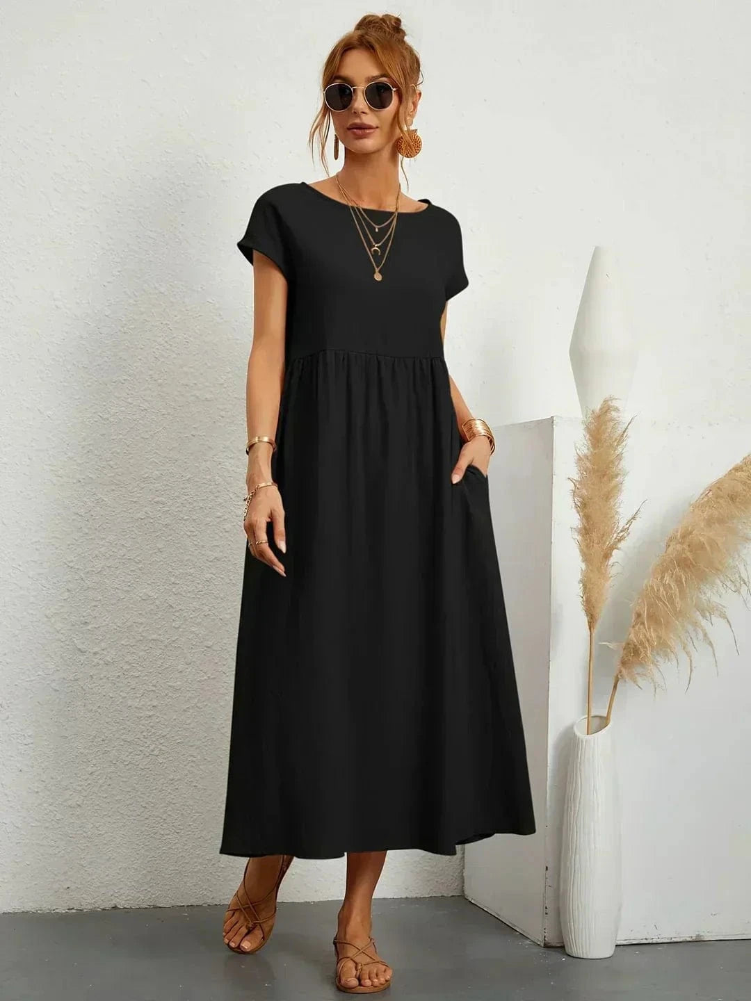 Therese Summer Dress with Pockets