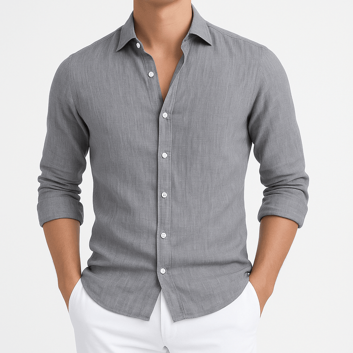 Haven Hills Lightweight Long Sleeve Shirt with Roll Up Sleeves