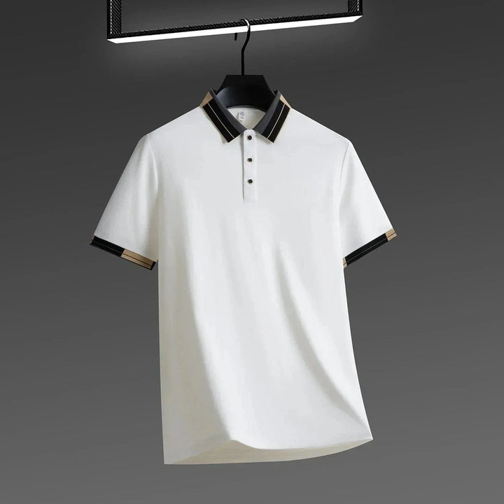 Lenoir Polo with Contrasting Finishes