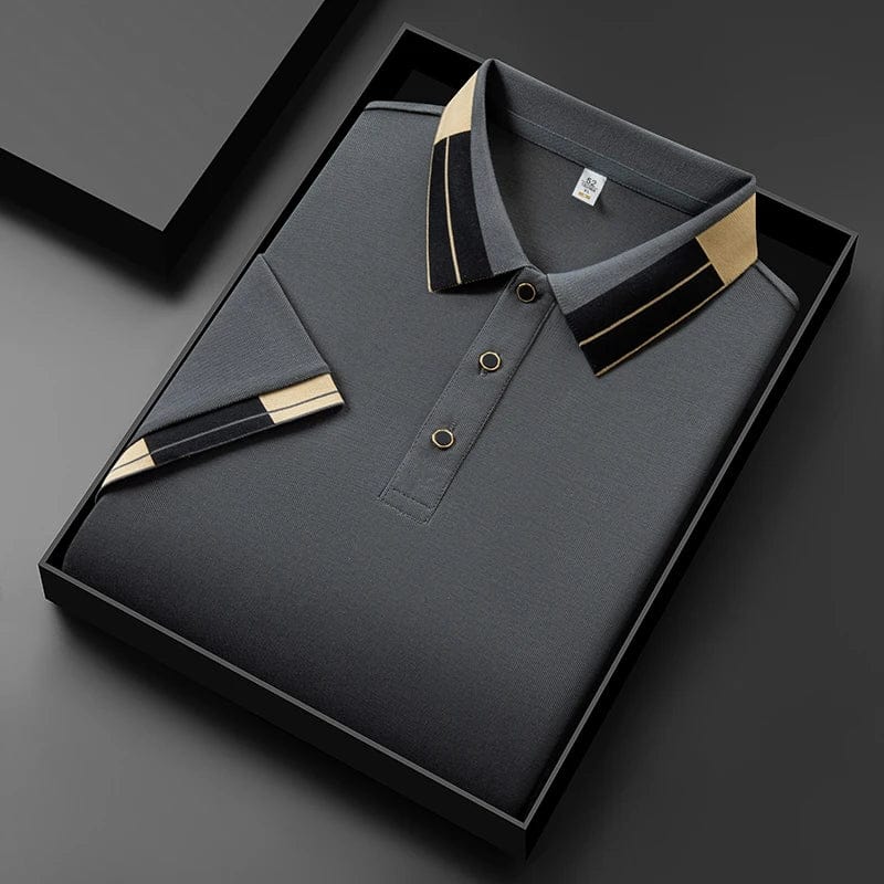 Lenoir Polo with Contrasting Finishes