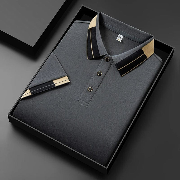 Lenoir Polo with Contrasting Finishes