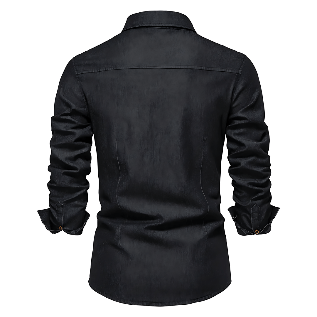 Elandro Washed Denim Shirt