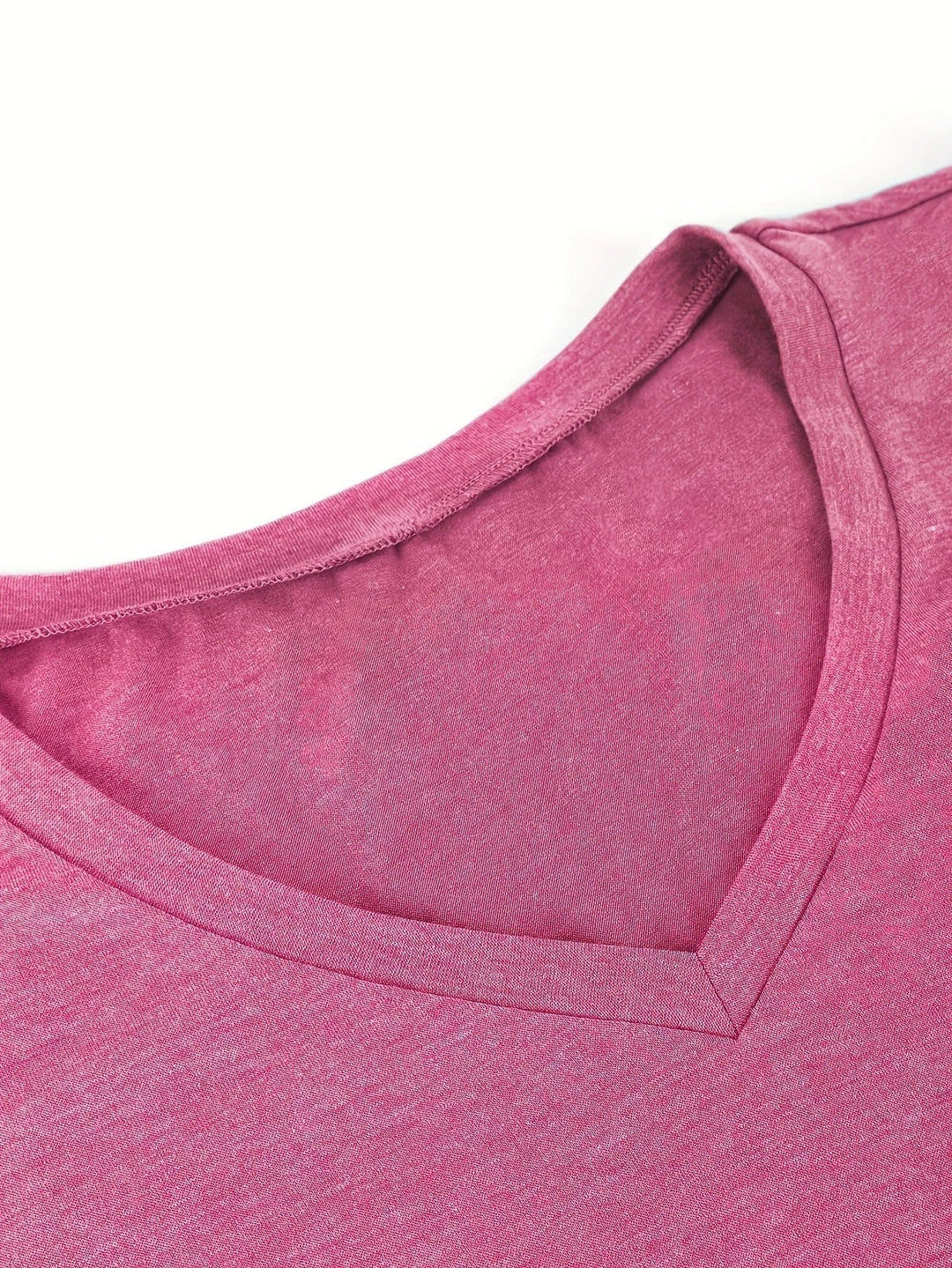 Breathable Cotton T-Shirt with Petal Sleeve