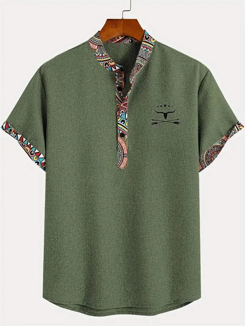 Lenoir Elegant Short-Sleeve Shirt