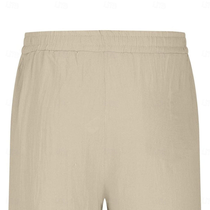 NomadAir Mens Linen Cotton Cargo Jogger Pants