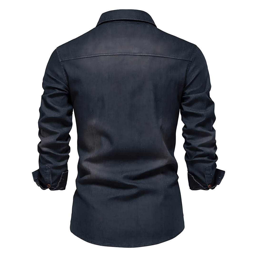 Elandro Washed Denim Shirt